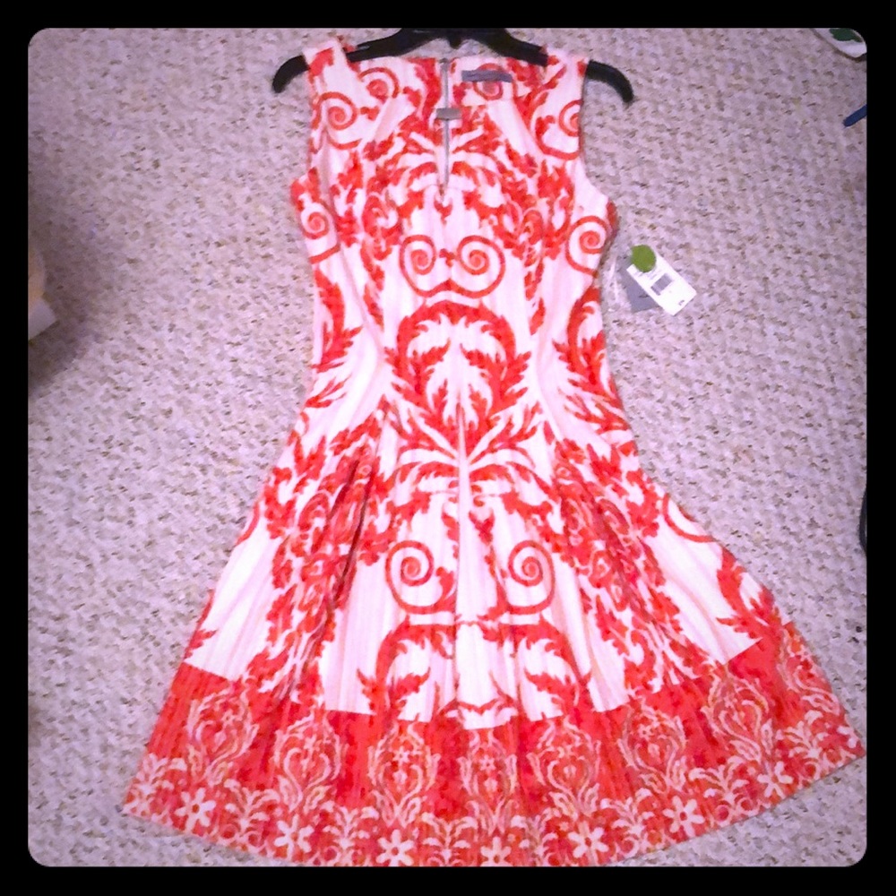 3 for $10 | CORAL PLEATED DRESS